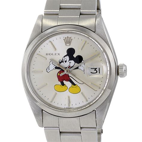 Rolex Oysterdate Reference 6694 Custom Mickey Mouse Dial